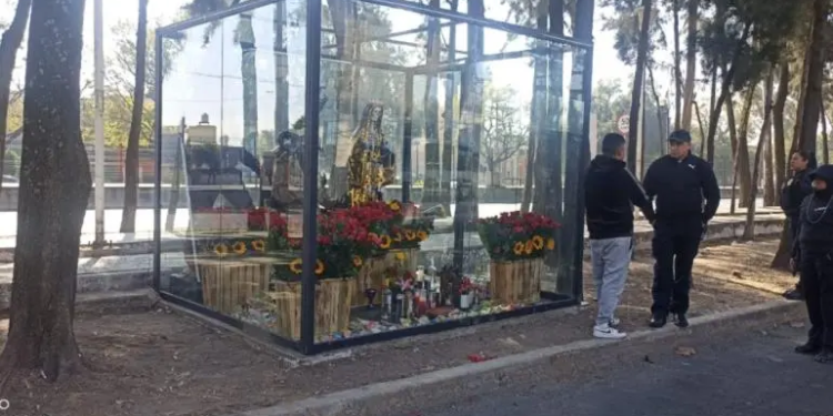 En febrero volvería a instalarse en CDMX el altar satánico y de la Santa Muerte