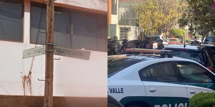 Hombre es baleado en la cabeza en la Del Valle; agresor se hizo pasar por repartidor