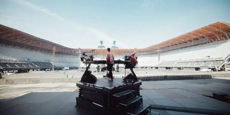 Todo listo en el Estadio GNP para el concierto de Kygo