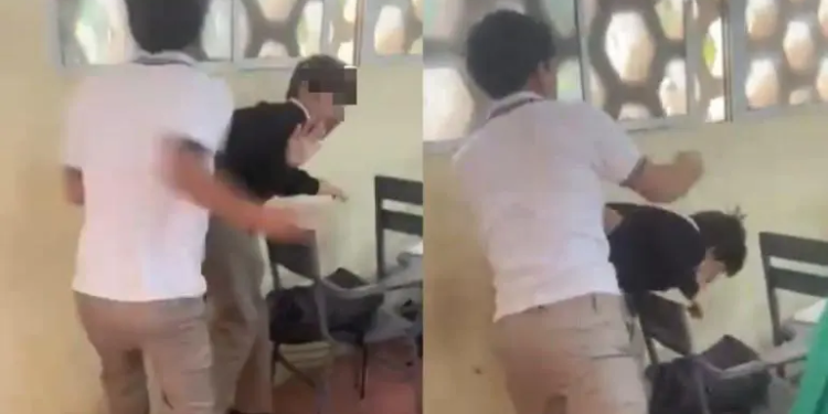 Estudiante de secundaria en Guasave golpea brutalmente a compañero en salón de clases
