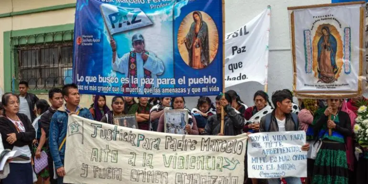 Indígenas exigen justicia y desarme de grupos criminales en Chiapas