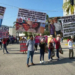 Protestan maestros y damnificados por huracanes durante visita de Sheinbaum a Acapulco