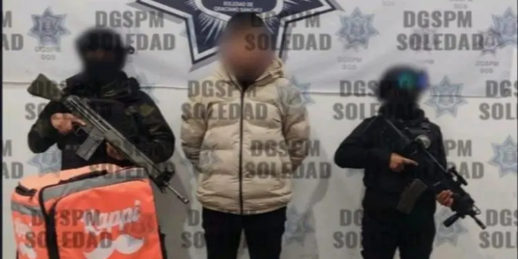 Repartía droga como comida; lo detuvieron en SLP con 40 dosis de marihuana