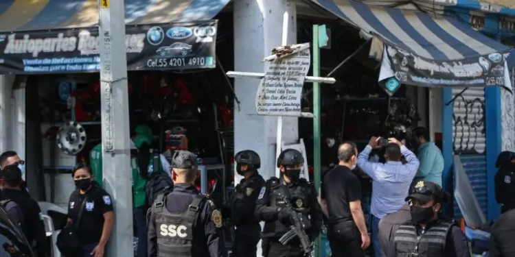 En 2024, SSC detuvo a 554 personas por robo de autopartes