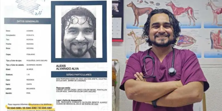 Buscan a Alexis Alvarado Alva, veterinario desaparecido en la Narvarte