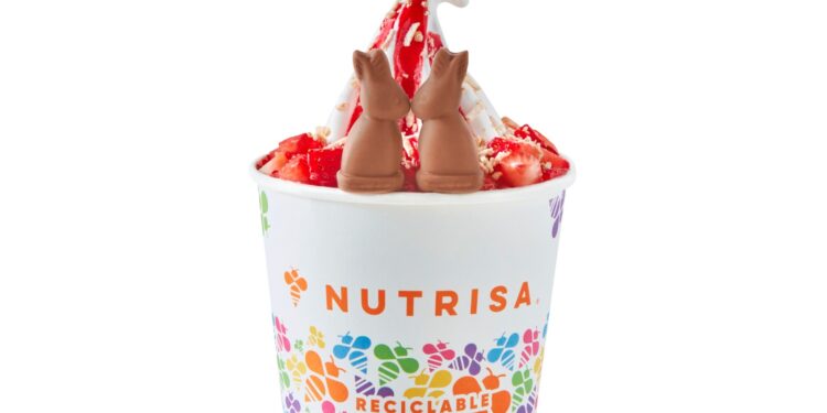 Mini conejitos de chocolate saltan al helado de Nutrisa