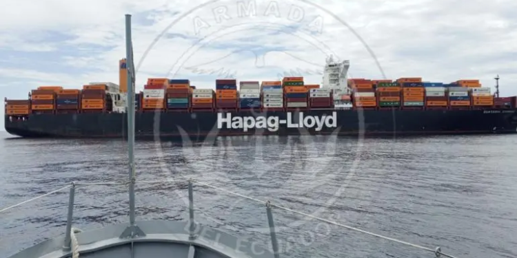 Decomisan en Ecuador 2 toneladas de cocaína en buque rumbo a México