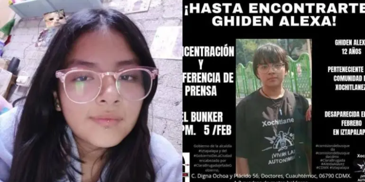 Buscan a Ghiden Alexa, menor de 12 años desaparecida en Iztapalapa