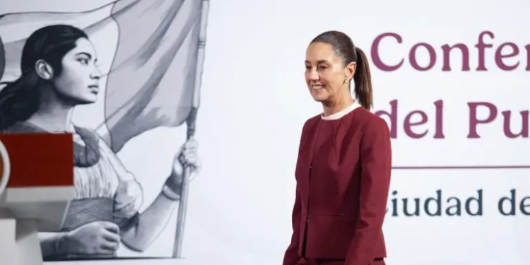 Promete Sheinbaum inaugurar para julio de este año el Tren México-AIFA