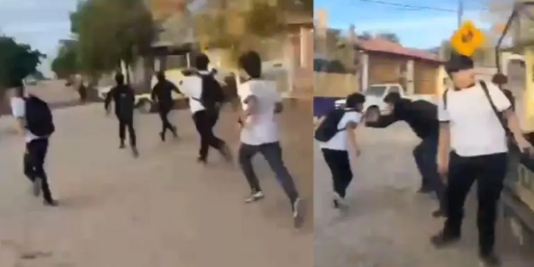 Estudiantes de preparatoria huyen de balacera en Culiacán, Sinaloa