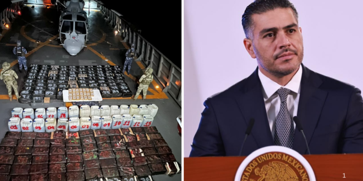 García Harfuch destaca detenciones, incautación de droga y fentanilo en reporte de seguridad