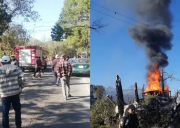 Bloqueo en la Picacho – Ajusco: Pobladores de predios irregulares provocan incendio
