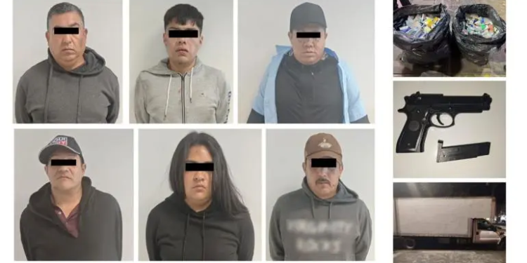 Detienen a seis tras persecución en Coyoacán por robo a farmacia