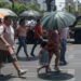 Hoy se esperan temperatura cálida, lluvia y fuertes rachas de viento