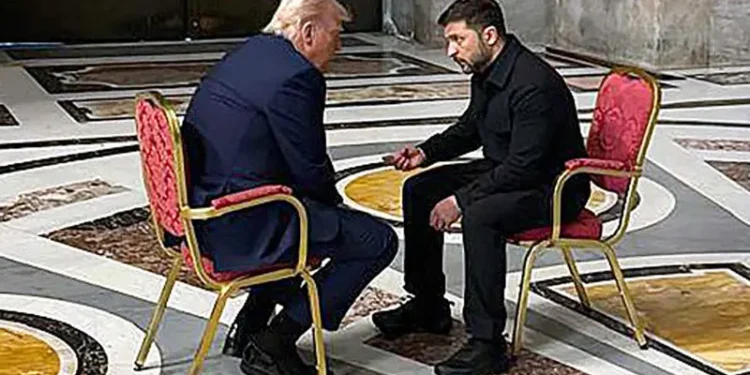 Trump y Zelenski tienen reunión “muy productiva” previo a funeral del papa