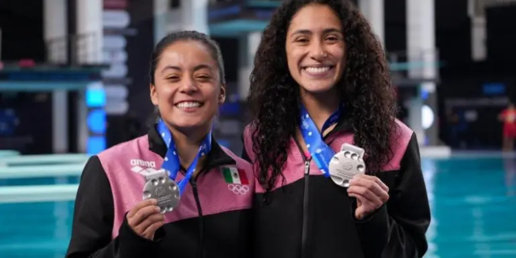 Gabriela Agúndez y Alejandra Estudillo ganan plata en el Mundial de Clavados