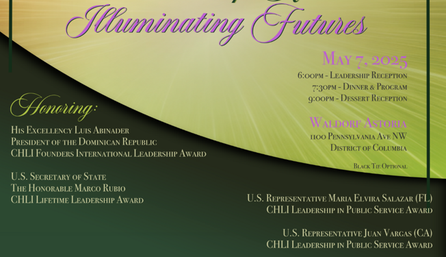 CHLI reconocerá a líderes latinos clave en su Gala Anual y entrega de Premios de Liderazgo 2025