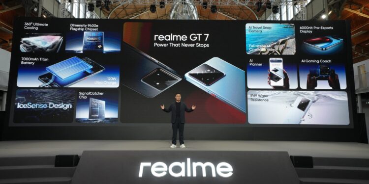 El Poder que Nunca se Detiene: El Flagship Killer  2025 el realme GT 7 Series Hace su Debut Global en París.