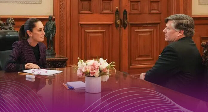 Sheinbaum se reúne con Christopher Landau para fortalecer la relación México-EU