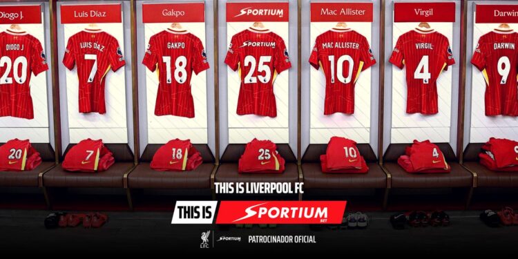 Sportiumbet México, nuevo patrocinador del campeón Liverpool