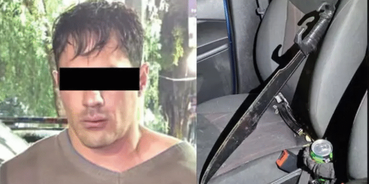 Detienen a sujeto por matar a policía en Miguel Hidalgo; tenía el arma del oficial y una espada