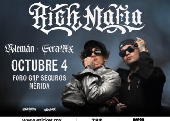 La Rich Mafia de Alemán y Gera MX, dos titanes del rap, se hará presente en ​Mérida
