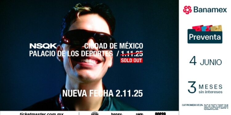 Nsqk anuncia su segunda fecha en Palacio de los Deportes