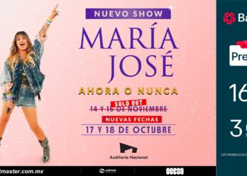 María José suma dos fechas más a su nueva gira «Ahora o Nunca»