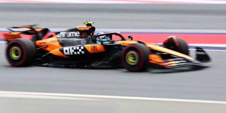 Norris es el más rápido en el segundo entrenamiento libre del GP de Austria