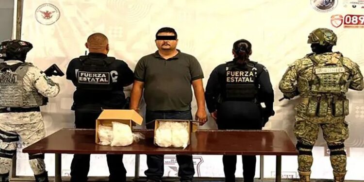 Narcos ocultaron una tonelada de metanfetamina en Baja California