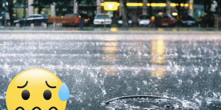 Chubascos y lluvias fuertes en el país