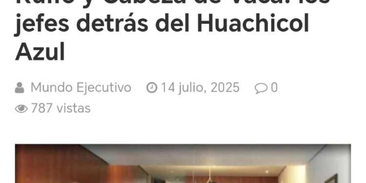 Ruffo y Cabeza de Vaca: los jefes detrás del “Huachicol Azul”