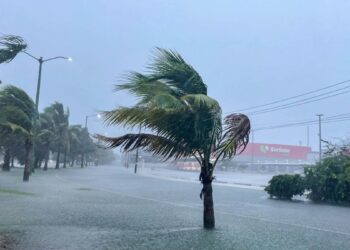 Martes de lluvias intensas en el sur de México y calor extremo en el norte