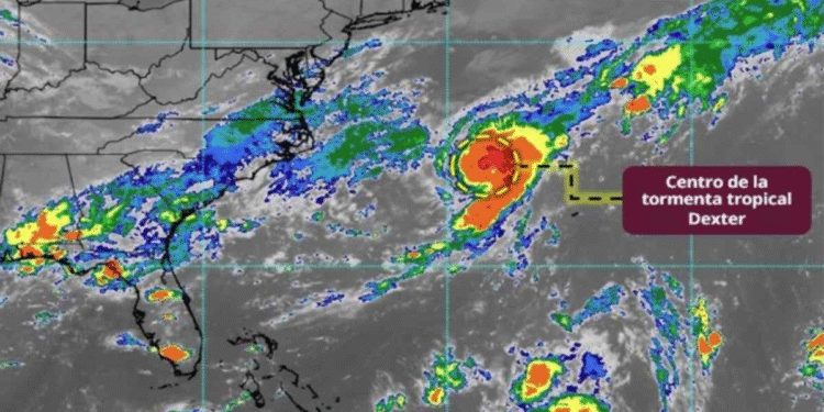 Se forma la tormenta tropical Dexter en el Atlántico