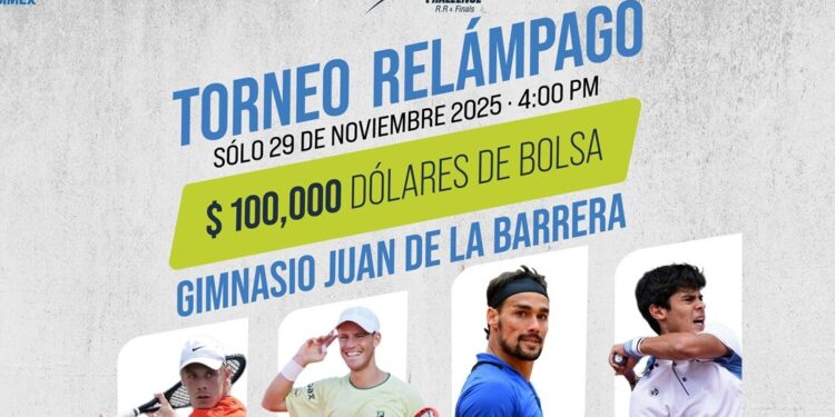 Tenis de clase mundial: el mexicano Rodrigo Pacheco enfrentará a Schwartzman, Fognini y Shapovalov en el “Chaca Chaca Challenge 2025”