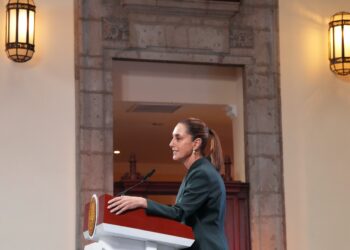 Así es el PRIAN, dice Sheinbaum tras pleito entre Fernández Noroña y ‘Alito’ Moreno