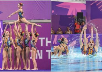 Selección de natación artística se lleva el oro en los Juegos Panamericanos Junior 2025