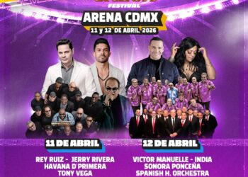 MÉXICO SALSA FESTIVAL CONSAGRA SU ALTAR EN LA ARENA CDMX CON UN FESTIVAL DE LEYENDAS INMORTALES
