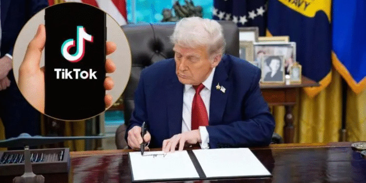 Trump firma orden ejecutiva para permanencia de TikTok en EU