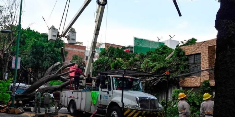 CFE restablece electricidad al 91% tras lluvias; más de 18 mil usuarios resultaron afectados