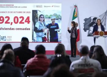 Suman más de 92 mil viviendas censadas tras lluvias: Ariadna Montiel