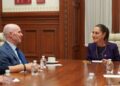 Sheinbaum recibe a Ben Horowitz en Palacio Nacional; hablan sobre desarrollo de IA