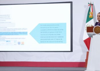 Sheinbaum reitera que Simón Levy sí fue detenido en Portugal