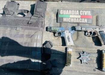 ¡Nuevo golpe en Michoacán! Detienen a 4 hombres con armas