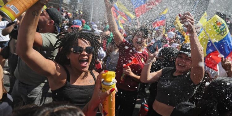 Captura de Nicolás Maduro desata celebraciones de venezolanos en el mundo