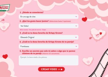 Nuestro dulce flechazo’ entra en su recta final tras consolidarse como una de las campañas más exitosas de Krispy Kreme México