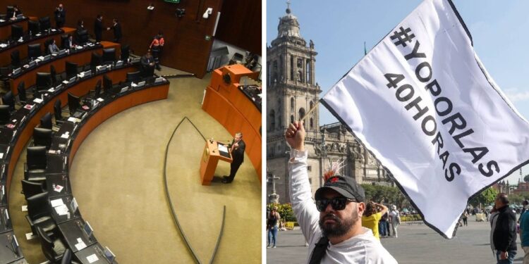 Avanza en el Senado reforma para reducir jornada laboral de 48 a 40 horas en 2030