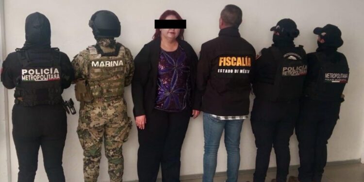 Detienen a Iris “N”, objetivo prioritario por extorsión, en Edomex