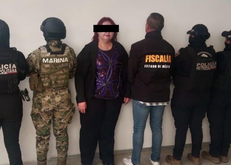Detienen a Iris “N”, objetivo prioritario por extorsión, en Edomex