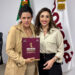 Encabeza Ale Peña entrega de Informe Legislativo a Luisa María Alcalde